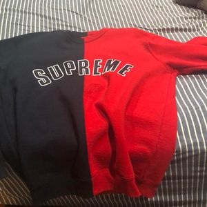 Supreme Split Crewneck